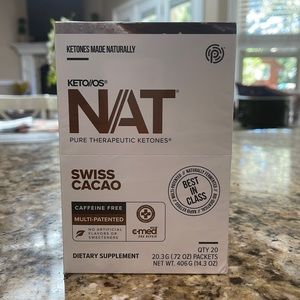 COPY - NEW!! Pruvit Keto NAT ketones Swiss Cacao Non Caffeine
